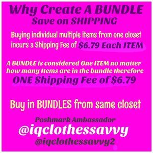 iqclothessavvy Jewelry - 30% Automatic Discount on ALL BUNDLES! iqclothessavvy Jewelry - 30% Automatic Discount on ALL BUNDLES!